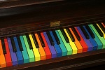 Hazel Drive Rainbow Piano